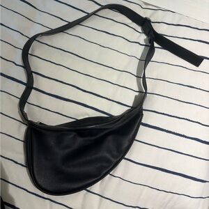 Black Vegan Leather Women's Bag